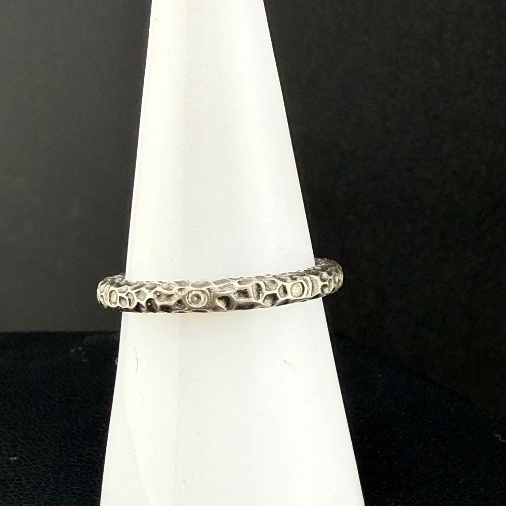 Vintage Sterling Silver Band Ring Size 8